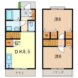 TRIANON-KOTESASHIの間取り写真