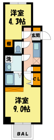 S-FORT西宮の間取り写真