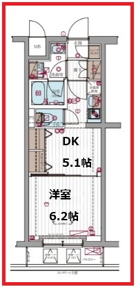 ミライズ東京イーストレジデンスの間取り写真