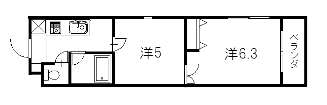 地下鉄烏丸線 今出川駅 徒歩3分 4階建 築25年の間取り写真