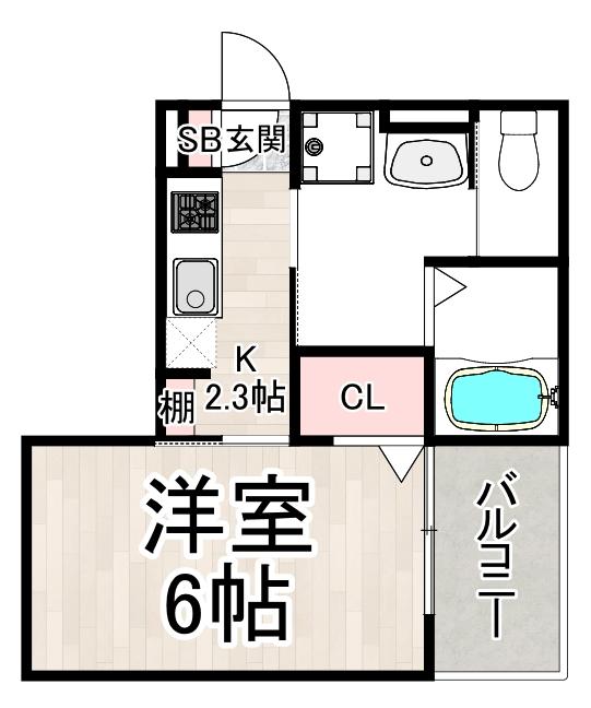 プルミエール立花の間取り写真