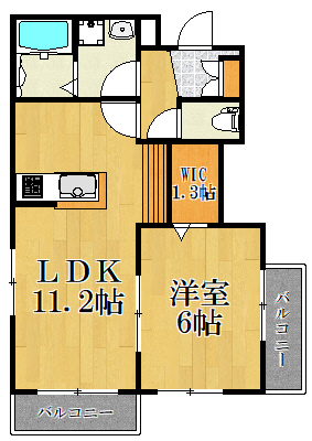 ラ・レーヴ小向西町の間取り写真