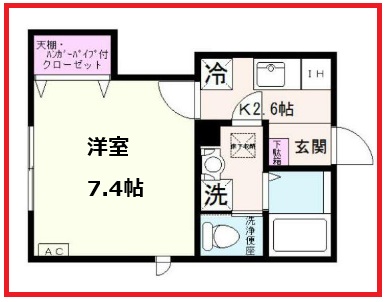 エスパシオ梅田の間取り写真