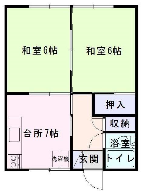 コーポちばの間取り写真