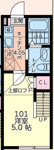 丘の上フルールの間取り写真