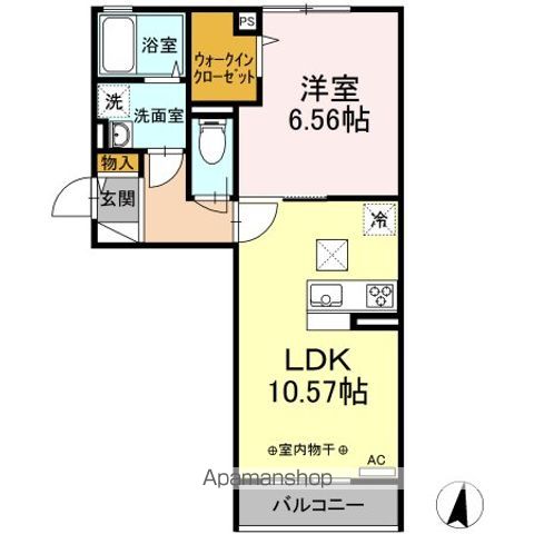 グリーンライン 高田駅 徒歩11分 2階建 築6年の間取り写真