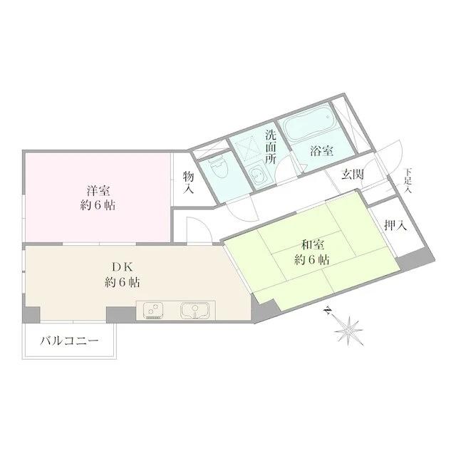 ラヴィーナ門前仲町の間取り写真