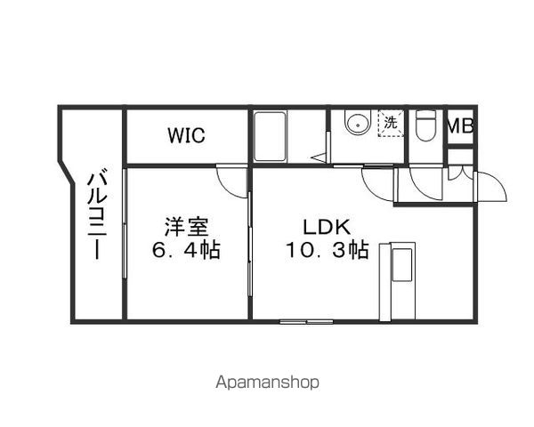 西鉄天神大牟田線 雑餉隈駅 徒歩5分 10階建 築21年の間取り写真