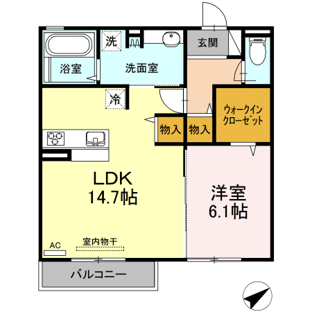 サンモール東川口 B棟の間取り写真