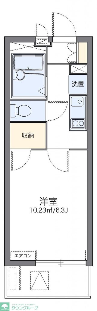 レオパレスアンドゥドゥの間取り写真