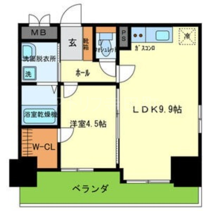 オルゴグラート森ノ宮南館の間取り写真