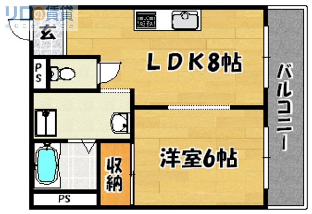 KSレジデンス上新庄の間取り写真