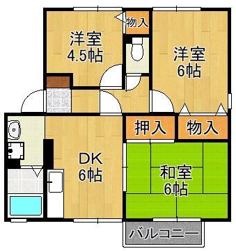 セジュール彩 C棟の間取り写真