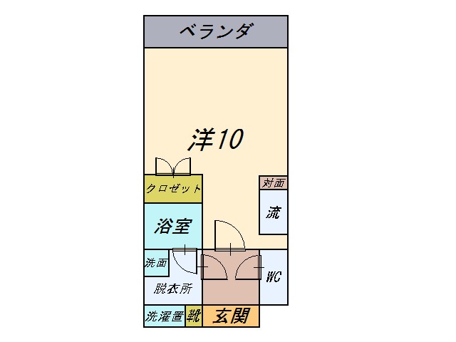 エスポワール藤崎の間取り