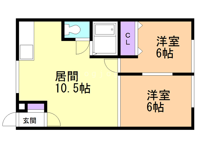 ドミール三笠IIの間取り