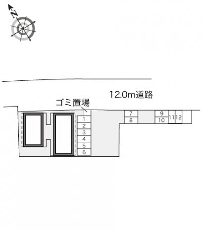 レオパレスＹＯＳＨＩの駐車場