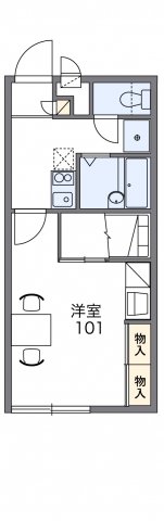 レオパレスしんでんの間取り