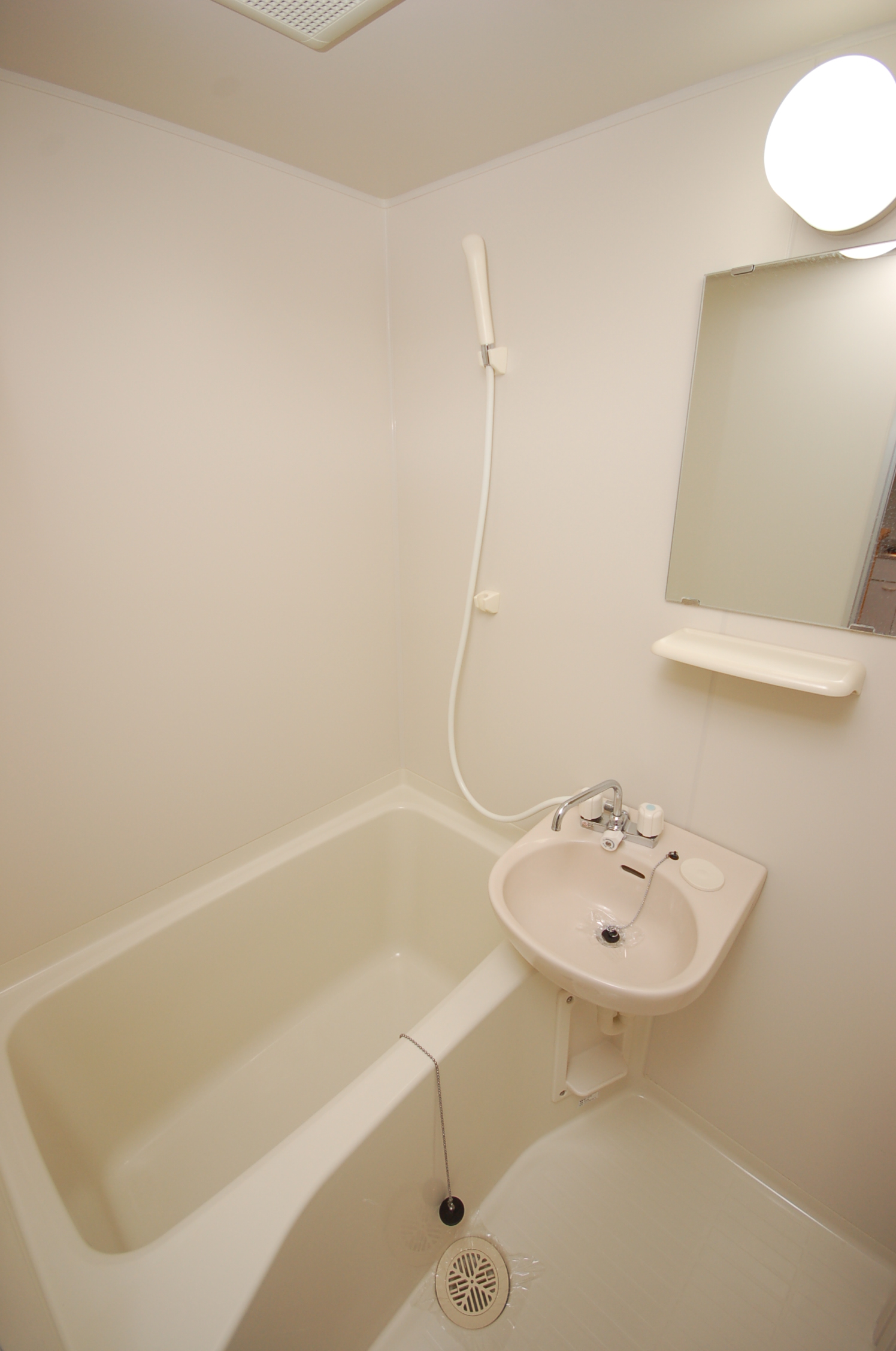 バス・シャワールーム　洗面ボウル付き