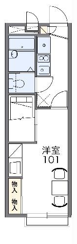 浜松市浜名区細江町三和のアパートの間取り