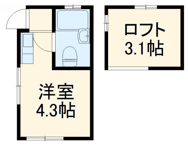 千葉県市川市市川２（アパート）の賃貸物件の間取り