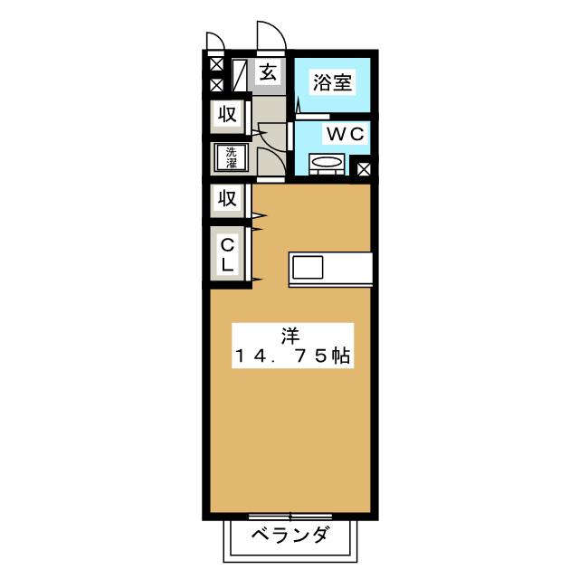 セジュールプランタン華の間取り