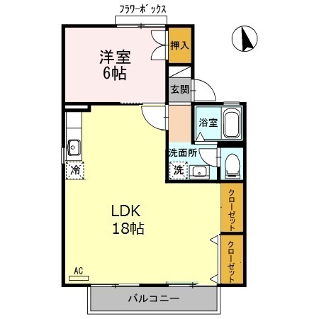 セジュール白山の間取り