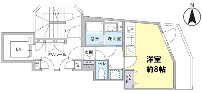 Liberte町屋の間取り