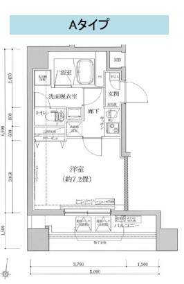 アイルグランデ東京竹ノ塚の間取り