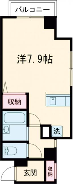 板橋区前野町のマンションの間取り