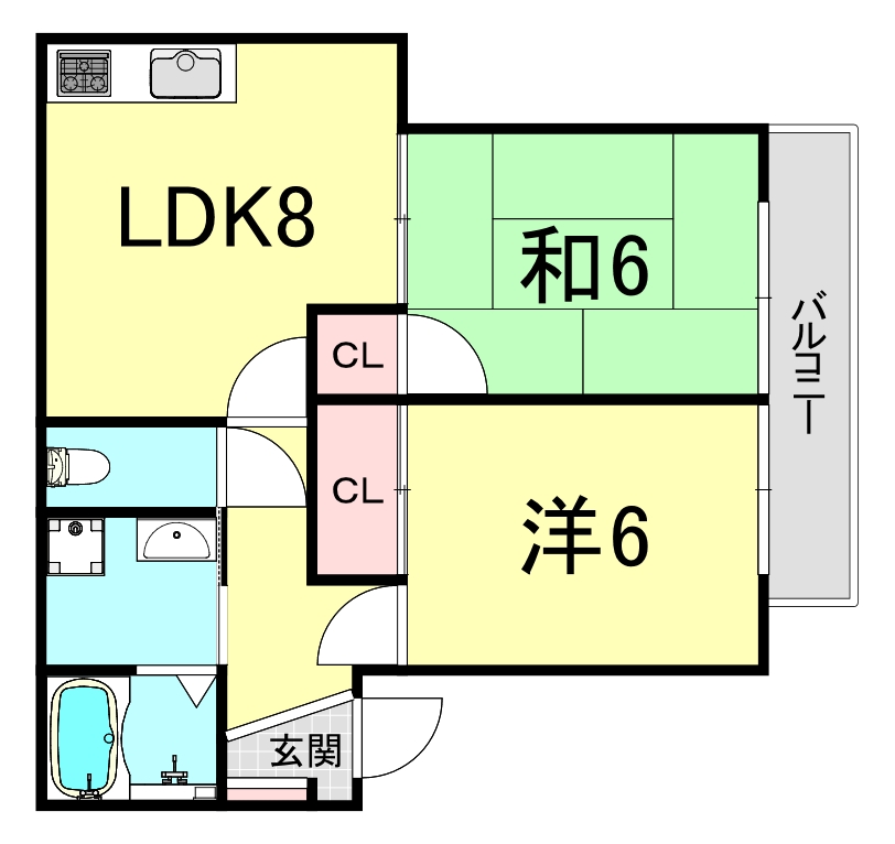 セラ西舞子IVの間取り