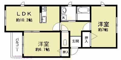 パルク森下の間取り