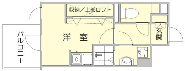 モダンパラッツォ天神南２の間取り