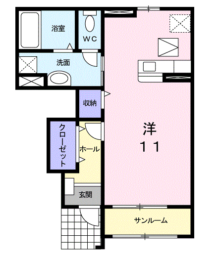 レモンハウスの間取り