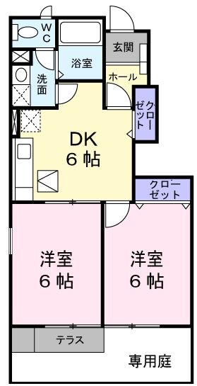 シャンドフルールの間取り