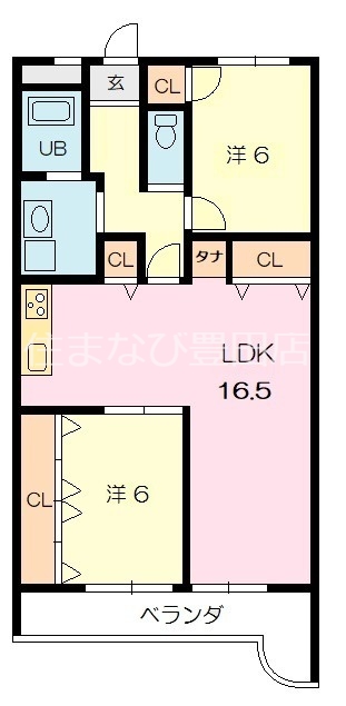 【グリンピア平和の間取り】