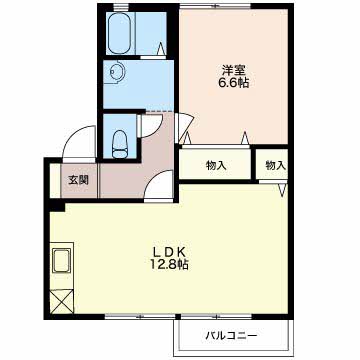 【シャルマン城東IIの間取り】