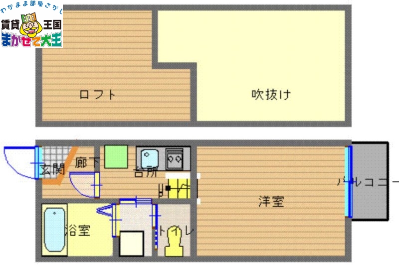 シャトレ浦上弐番館の間取り