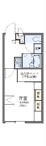 レオパレス富岡の間取り