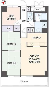 高砂関弐番館の間取り