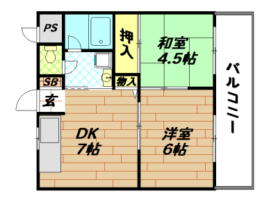 グレイス21の間取り