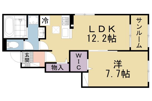 ビバアヴニールIIの間取り