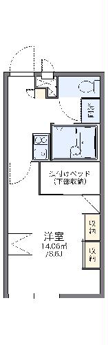 レオパレスヴィラージュ彩の間取り