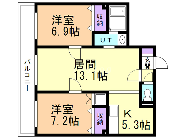 第１１森宅建豊平ビルの間取り