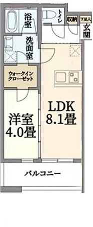 ウェルスクエア都島の間取り