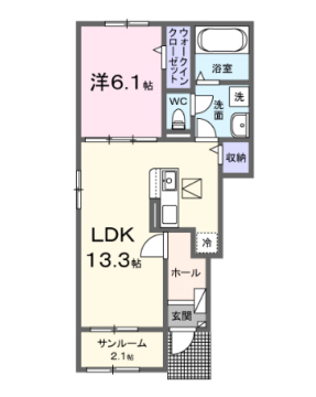 ハーベストの間取り