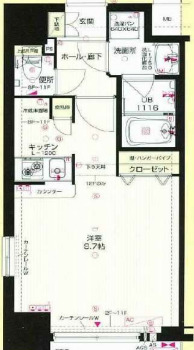 エイペックス神戸みなと元町コーストラインの間取り