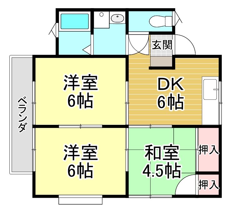 ＡウィングIIIの間取り