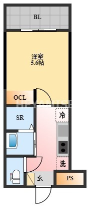 【デ・クメール寺町通りの間取り】