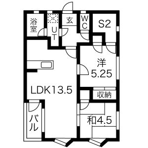 メゾンドグラースの間取り