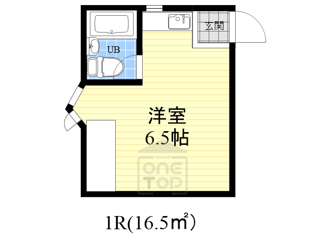 吹田市五月が丘北のアパートの間取り